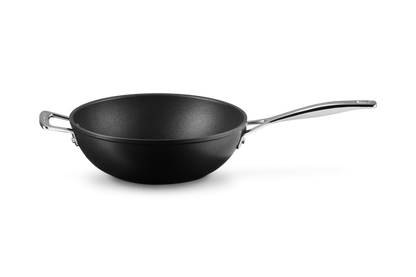 Toughened Non-Stick Stir-Fry Pan with Helper Handle
