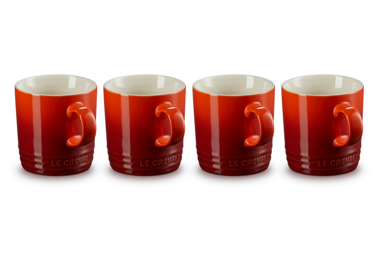 Stoneware Set of 4 Mugs