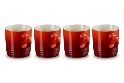 Stoneware Set of 4 Mugs