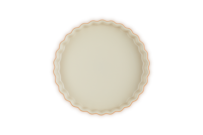 Stoneware Fluted Flan Dish