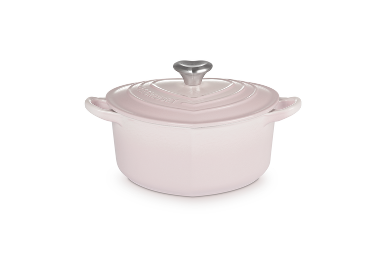 Cast Iron Heart Shaped Casserole with Heart Knob