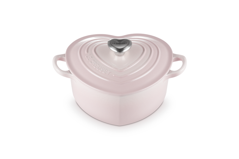 Cast Iron Heart Shaped Casserole with Heart Knob