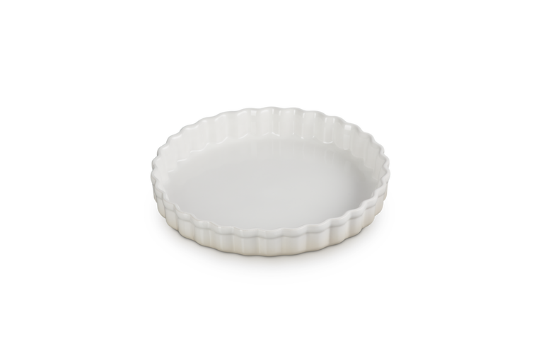 Stoneware Fluted Flan Dish
