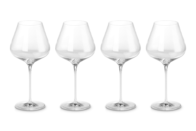 Set of 4 Red Wine Glasses