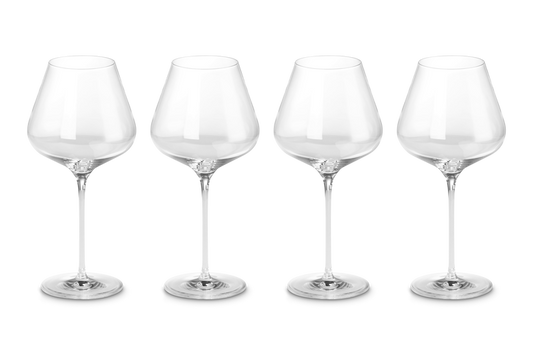 Set of 4 Red Wine Glasses