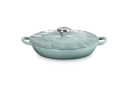 Cast Iron Petal Shallow Casserole