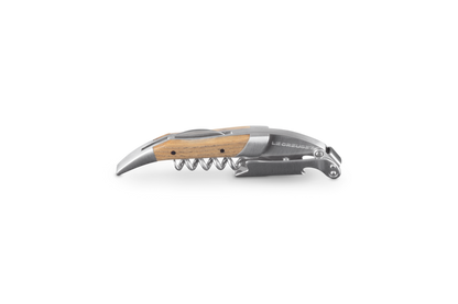 Premium Waiter's Corkscrew with Oak Wood Handle