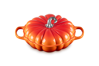 Cast Iron Pumpkin Shallow Casserole