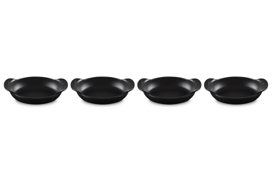 Cast Iron Gourmand Set of 4 Mini Oval Bakers