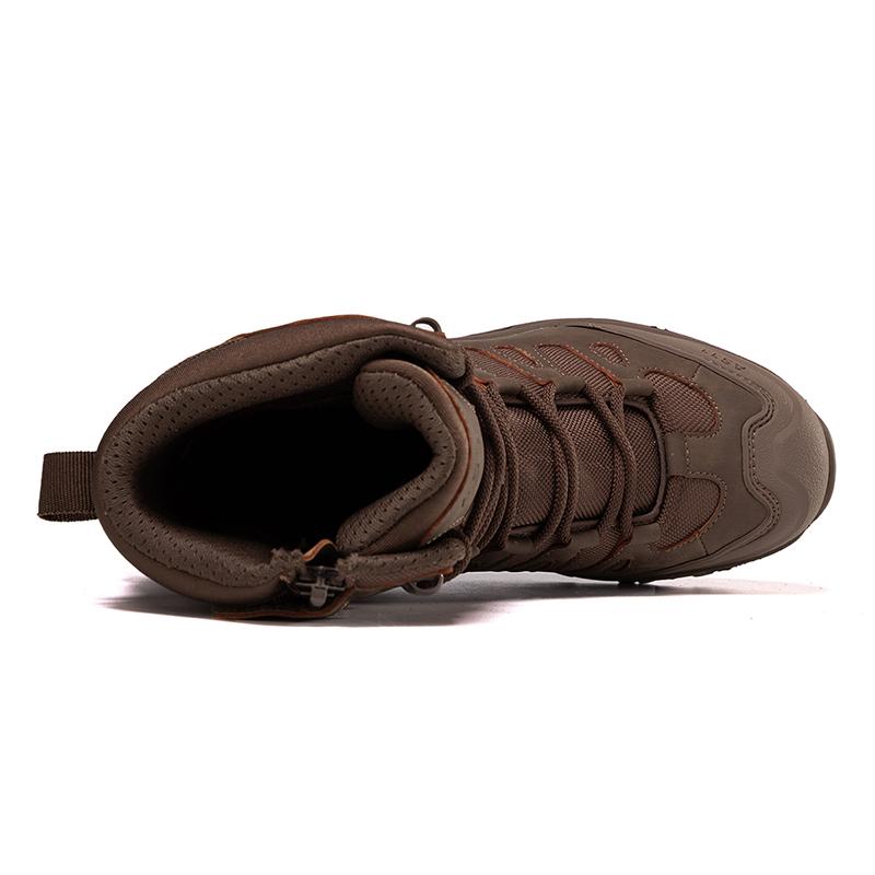 Men's Anti-Sprain Military Tactical Work Boots Waterproof Non-Slip Anti-Puncture Hiking Boots