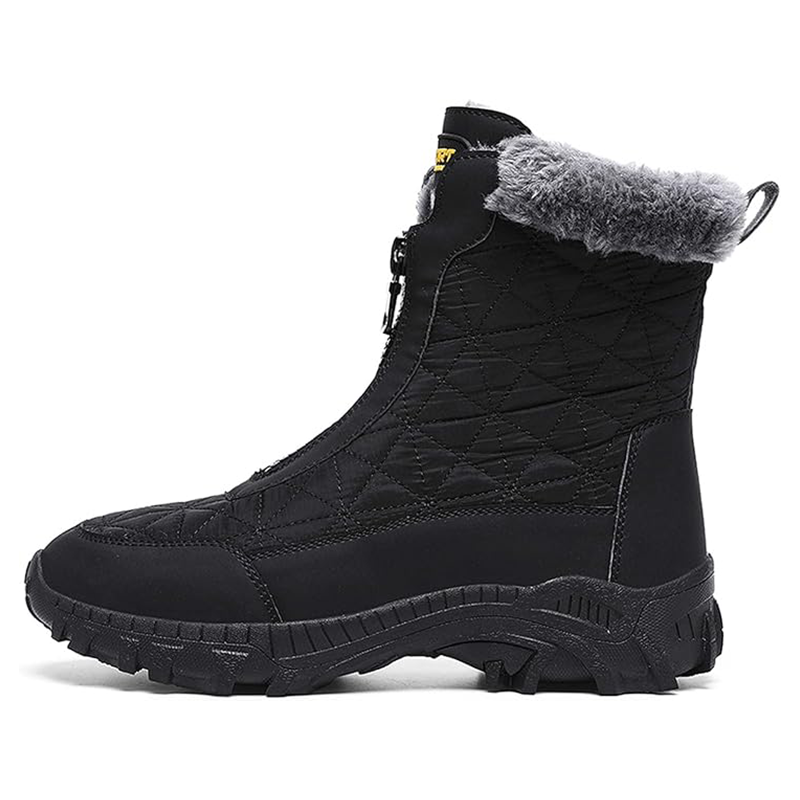 (Limited Time 70% Discount Event) Men's 2024 Winter New Wide Toe Ankle Support Orthopedic Arch Support Snow Boots Warm Waterproof Non-slip Anti-puncture Hiking Boots