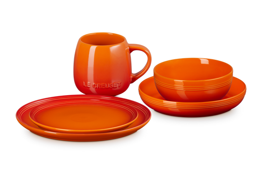 Stoneware Coupe 5-piece Dinnerware Set