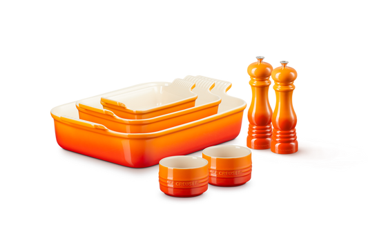 Stoneware 5-piece Essential Setwith Mills