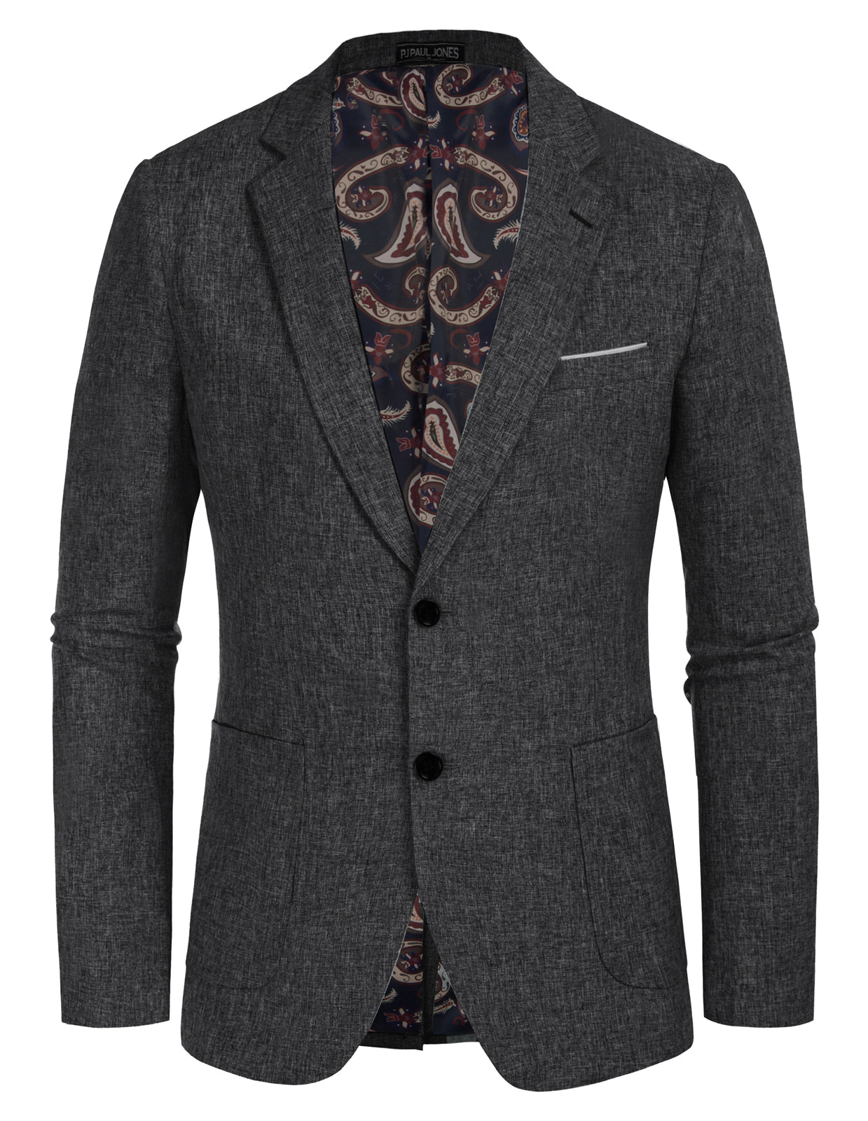 Men's Casual Sport Coat Blazer Two Buttons Lightweight Business Jackets