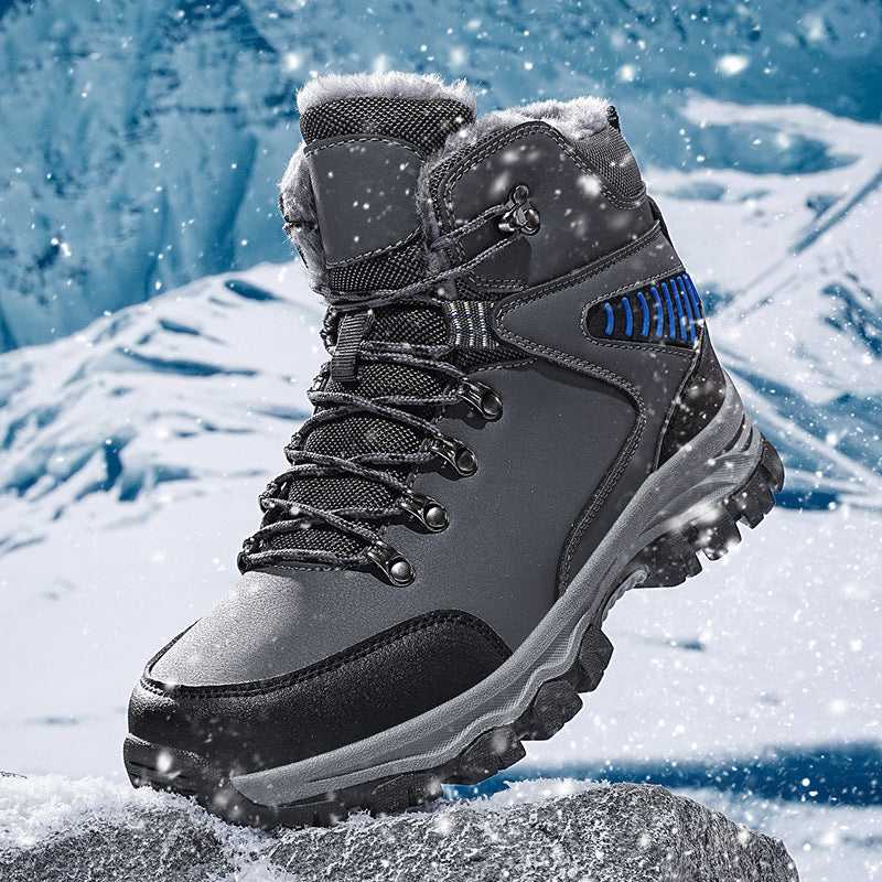 (Limited Time Event 49% OFF) Men’s Winter Waterproof and Cold Warm Snow Boots Orthopedic Arch Support Wide Toe Work Boots