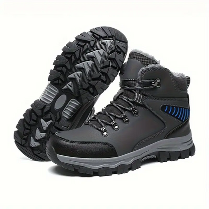 (Limited Time Event 49% OFF) Men’s Winter Waterproof and Cold Warm Snow Boots Orthopedic Arch Support Wide Toe Work Boots